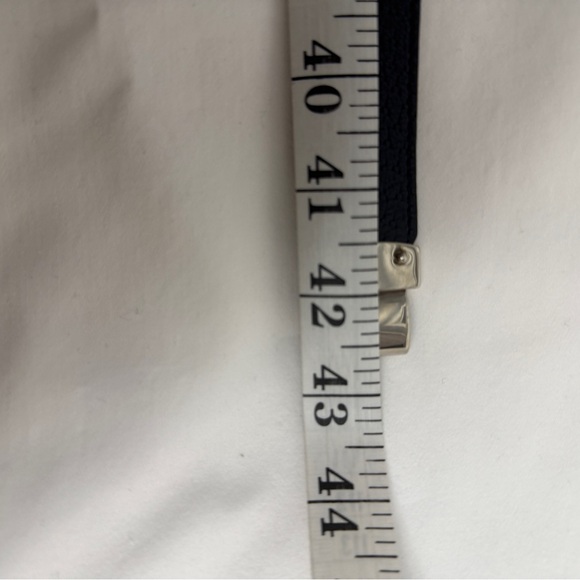 Gucci Navy Blue Leather Bag Replacement Strap with Silver Tone Hardware - Picture 11 of 11